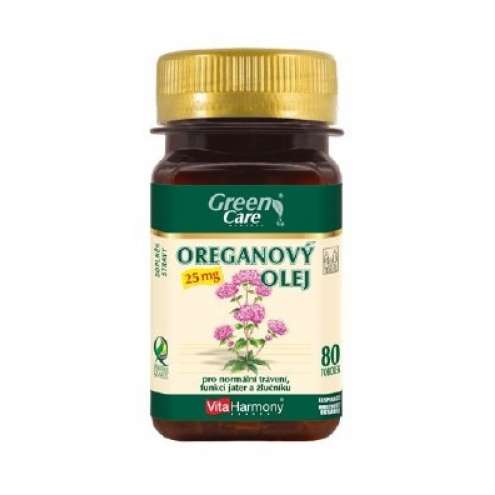 VITAHARMONY Oreganový olej 25 mg, 80 tobolek